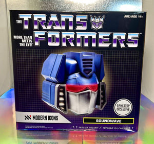 2022 Modern Icons Transformers - SOUNDWAVE Electronic Helmet 1:1 Scale Replica