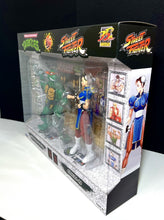 Load image into Gallery viewer, Street Fighter II vs TMNT Figure 2-Pack - MICHELANGELO VS. CHUN-LI