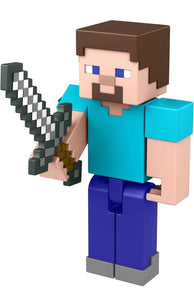 2022 Minecraft Build-a-Portal Action Figure: STEVE (w/ Iron Sword)