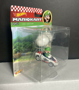 NEW 2021 Hot Wheels Mario Kart: LUIGI P-Wing + CLOUD GLIDER Die-Cast Car