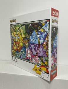 2020 Buffalo Games - Pokémon - Eevee's Stained Glass - 500 Piece Jigsaw Puzzle