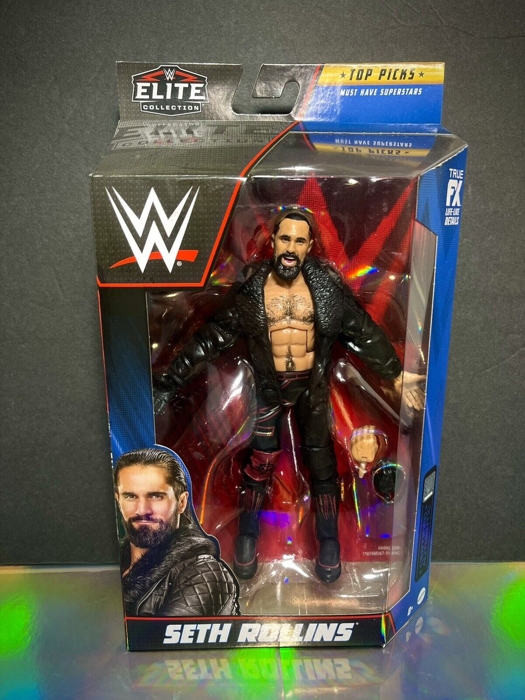 2023 WWE Elite Collection Top Picks Action Figure: SETH ROLLINS (The Visionary)