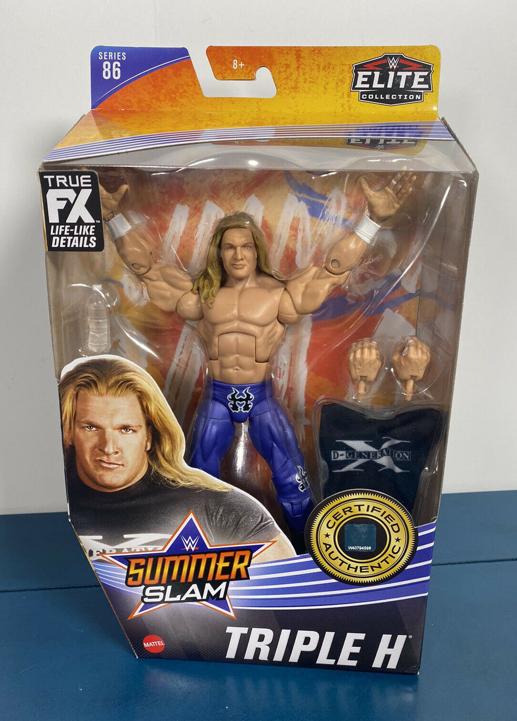 2021 WWE Summerslam Elite Collection Series 86: TRIPLE H (Summerslam 1998)