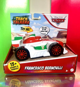 2022 Disney•Pixar Cars Track Talkers- FRANCESCO BERNOULLI (15+ Sounds & Phrases)