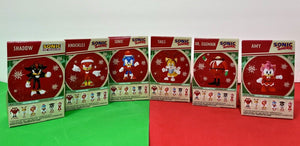 Sonic Christmas 2.5” Figures: SONIC, TAILS, KNUCKLES, AMY, SHADOW, DR. EGGMAN