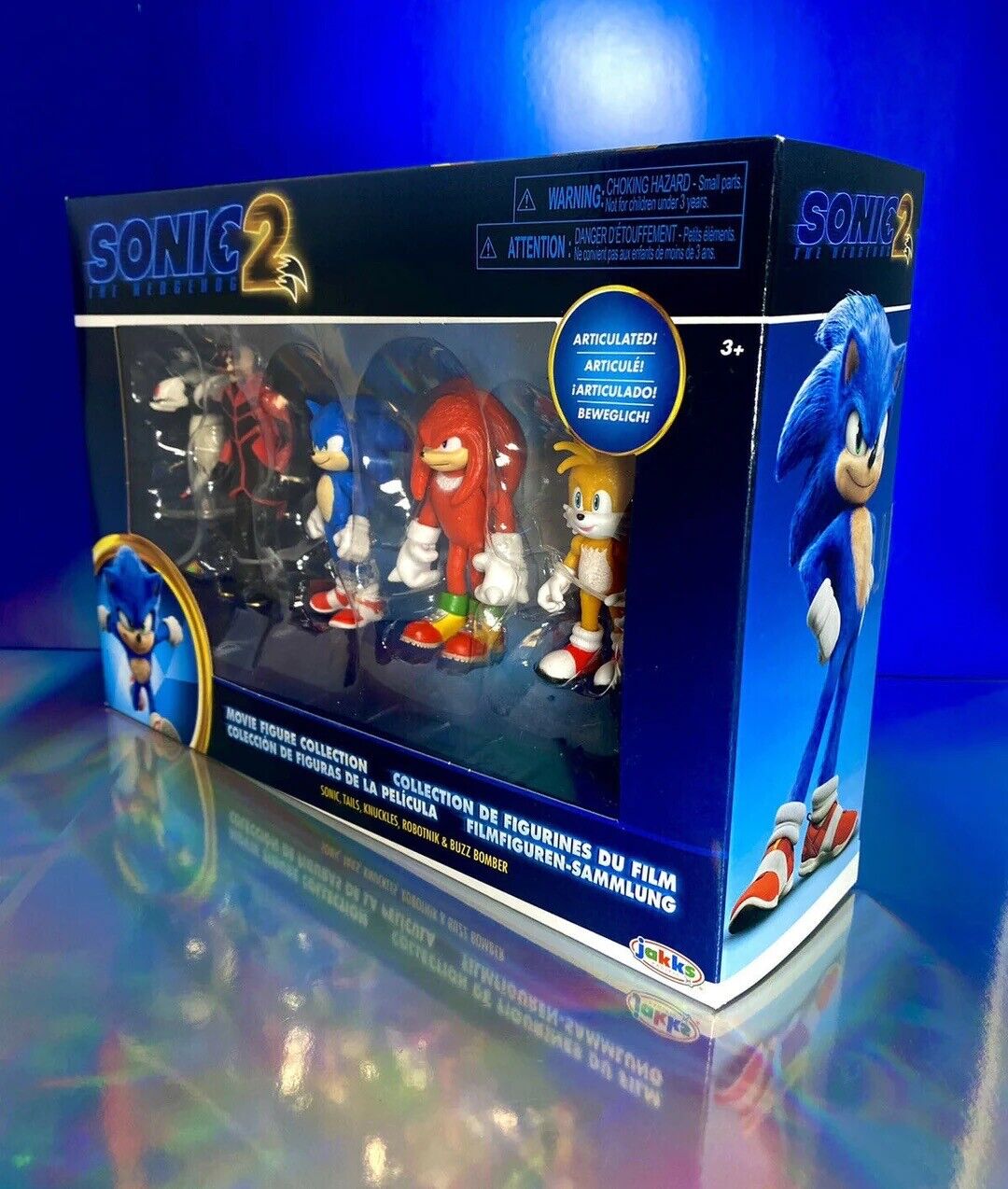 Sonic 2 - Coleccion 5 Figuras De La Pelicula - Articuladas