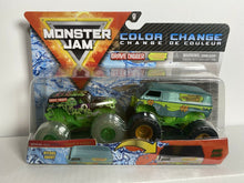 Load image into Gallery viewer, 2020 Monster Jam Color Change 2-Pack: GRAVE DIGGER &amp; MYSTERY MACHINE