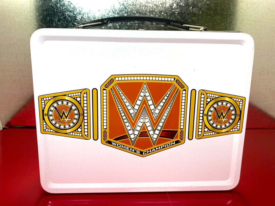 WWE Officially Licensed Women’s championship Tin Lunch Box