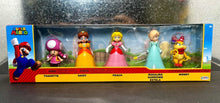 Load image into Gallery viewer, 2022 JAKKS Super Mario 5-Figure Pack - Toadette, Daisy, Peach, Rosalina, Wendy
