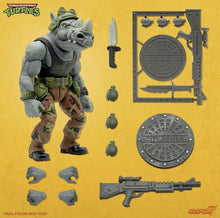 Load image into Gallery viewer, 2020 Super7 TMNT Ultimates ROCKSTEADY - 7&quot; Deluxe Action Figure MISB