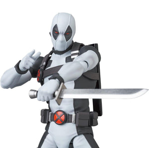 2023 Medicom Toy Mafex - White Deadpool (X Force Ver) Action Figure No. 172