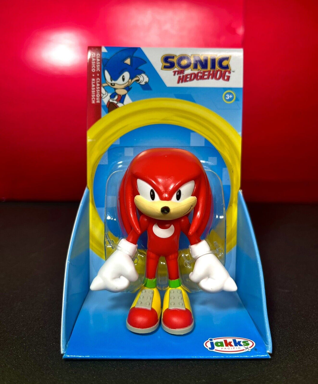 2022 JAKKS Pacific Sonic the Hedgehog 2.5in Action Figure: CLASSIC KNUCKLES