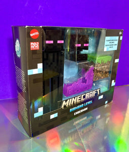 2023 Mattel Minecraft - DIAMOND LEVEL ENDERMAN Collector Figure