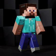 Load image into Gallery viewer, 2022 SDCC Mattel Creations Excl - Minecraft DIAMOND LEVEL STEVE Collector Figure