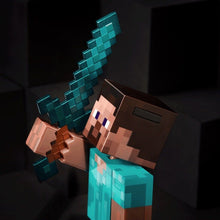 Load image into Gallery viewer, 2022 SDCC Mattel Creations Excl - Minecraft DIAMOND LEVEL STEVE Collector Figure