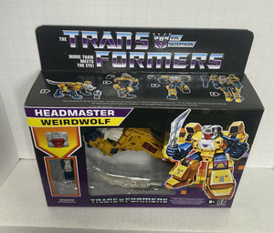 2021 Hasbro - Transformers Headmaster Retro Evil Decepticon Figure: WEIRDWOLF