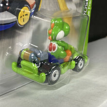 Load image into Gallery viewer, NEW 2021 HOT WHEELS MARIO KART: YOSHI (PIPE FRAME) DIE-CAST