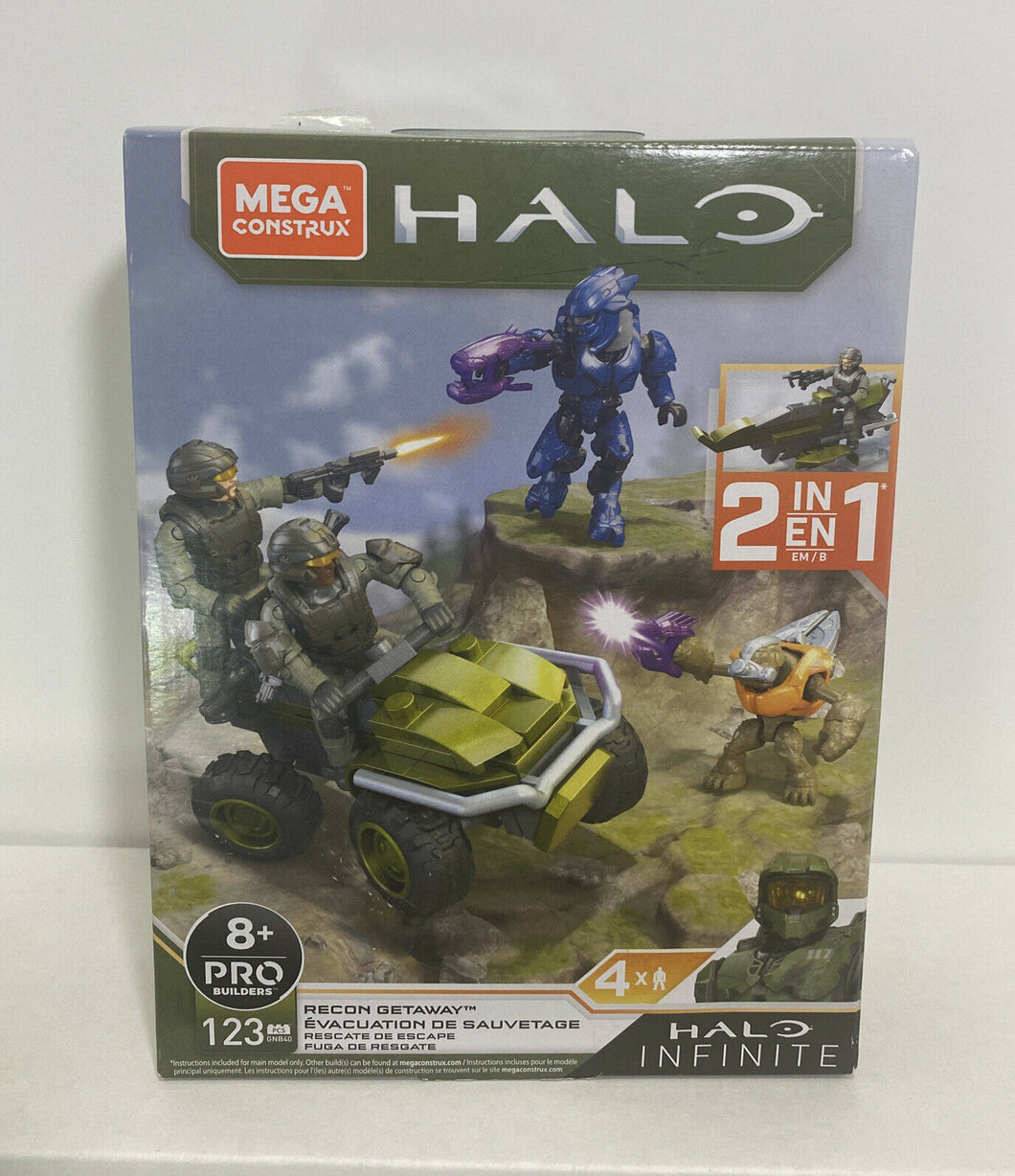 2020 Mega Construx Pro Builders - HALO -  Recon Getaway Building Set (123pcs)