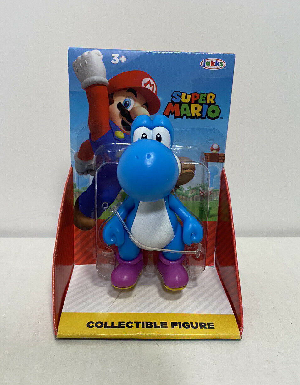 2020 JAKKS Pacific World of Nintendo 2.5” Figure: LIGHT BLUE YOSHI