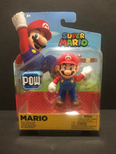 Load image into Gallery viewer, Super Mario with POW Block 4&quot; Figure