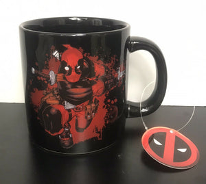 Vandor 55130 Marvel Deadpool 20 oz. Ceramic Coffee Tea Hot Beverage Mug