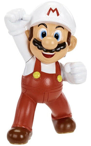 2020 JAKKS Pacific World of Nintendo  2.5" Figure: Fire Mario