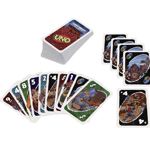 2020 Mattel Games UNO Card Game - MASTERS OF THE UNIVERSE (w/ Special Rule!)