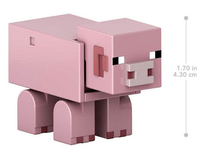 2023 Minecraft Build-a-Portal Action Figure: PIG (w/ Carrot)