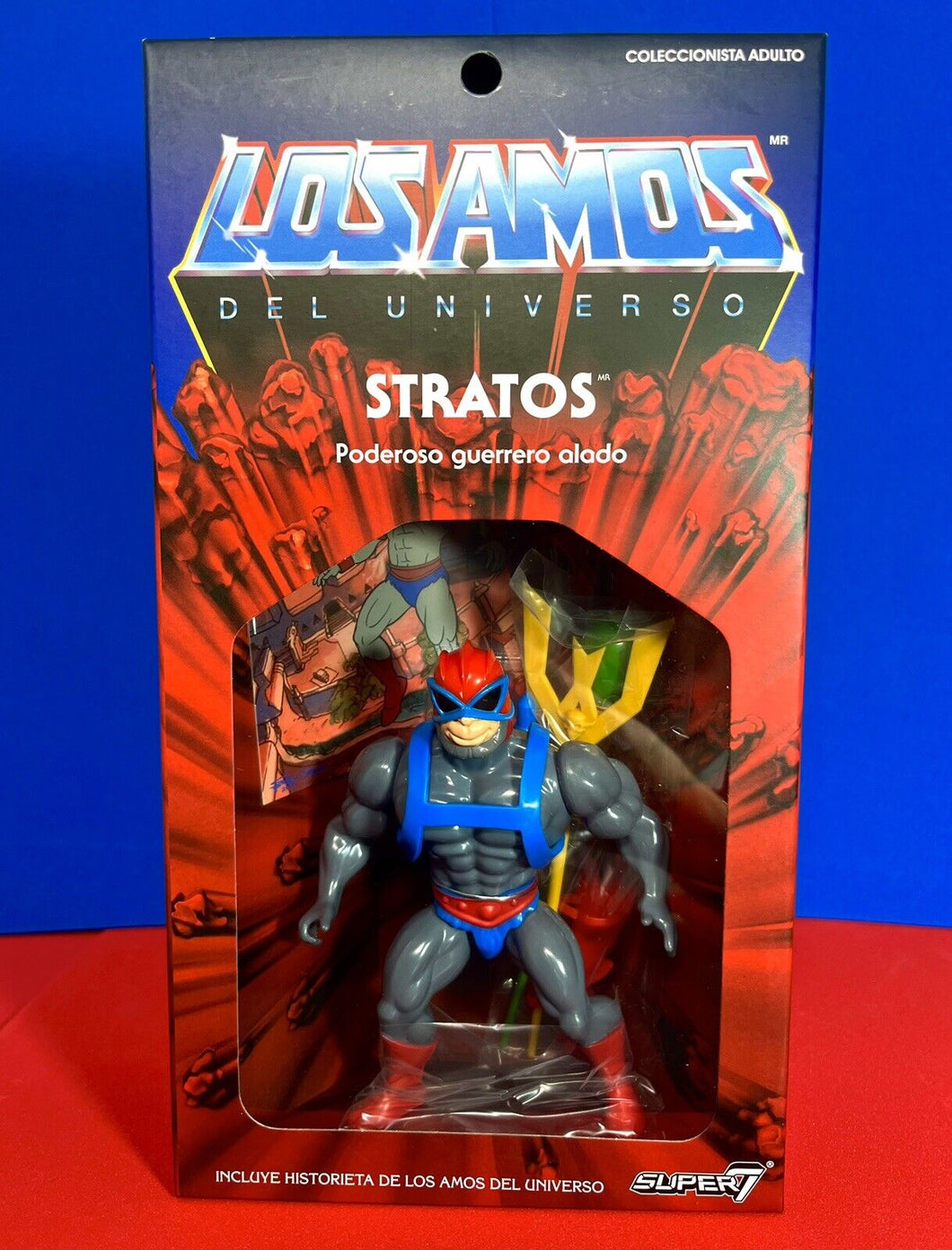 2019 Super7 - MOTU - Los Amos del Universo 5.5” Retro Figure: STRATOS