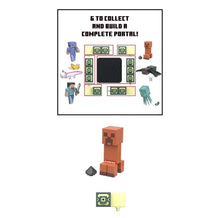 Load image into Gallery viewer, 2023 Minecraft Build-a-Portal Action Figure: DAMAGED CREEPER (w/ Gunpowder)