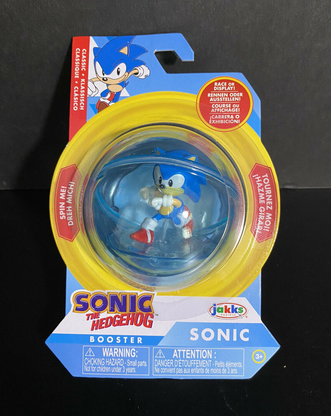 2019 JAKKS Pacific Classic Sonic the Hedgehog Booster Ball & Figure