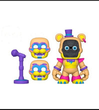 Load image into Gallery viewer, 2023 Funko Snaps!- Five Nights at Freddy&#39;s- GLAM FREDDY w/ DRESSING ROOM Playset