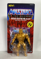 2021 Super7 -  Masters of the Universe 5.5” Retro Figure: GOLD STATUE HE-MAN