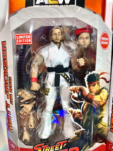 AEW x Street Fighter- KENNY OMEGA (Akuma), MATT & NICK JACKSON (Ryu & Ken) Pack!