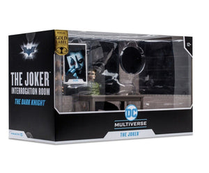 2023 McFarlane Gold Label - The Dark Knight - The Joker Interrogation Room Set