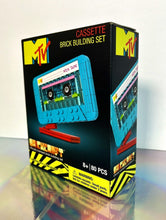 Load image into Gallery viewer, 2023 Brickcraft Retro Builds: MTV CASSETTE Brick Building Set (80pcs)