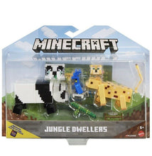 Load image into Gallery viewer, Minecraft Jungle Dwellers Panda Ocelot Mattel New