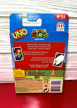 Load image into Gallery viewer, 2016 Mattel Games UNO Card Game - Super Mario Edition (w/ Special Mario Rule!)