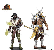 Load image into Gallery viewer, McFarlane Mortal Kombat 11 Sub Zero vs Shao Kahn - 2 Pack