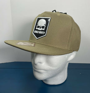 BioWorld Official Call of Duty Skull Logo- Original Snapback Olive Hat