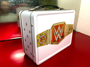 WWE Officially Licensed Women’s championship Tin Lunch Box