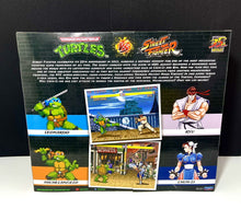 Load image into Gallery viewer, Street Fighter II vs TMNT Figure 2-Pack - MICHELANGELO VS. CHUN-LI