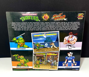 Street Fighter II vs TMNT Figure 2-Pack - MICHELANGELO VS. CHUN-LI