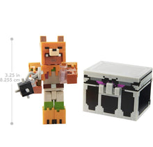 Load image into Gallery viewer, 2020 Mattel Minecraft Dungeons: Adriene &amp; Deluxe Fox Armor Battle Chest