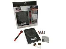 Load image into Gallery viewer, Disney Star Wars Stationery Set Pen Notebook Clips &amp; Stickys