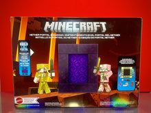 Load image into Gallery viewer, 2023 Minecraft Build-A-Portal - NETHER PORTAL SHOWDOWN Set