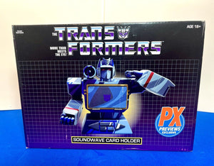 2022 Hasbro Transformers- SOUNDWAVE Bust Resin Business Card Holder PX Exclusive