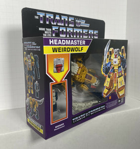 2021 Hasbro - Transformers Headmaster Retro Evil Decepticon Figure: WEIRDWOLF