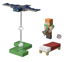 Load image into Gallery viewer, 2022 Minecraft Craft-A-Block Figure 2-Pack: ALEX VS. PHANTOM