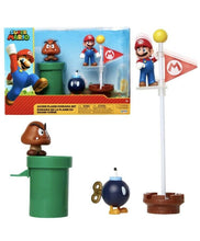 Load image into Gallery viewer, 2019 JAKKS Pacific World of Nintendo | Super Mario | Acorn Plains Diorama Set